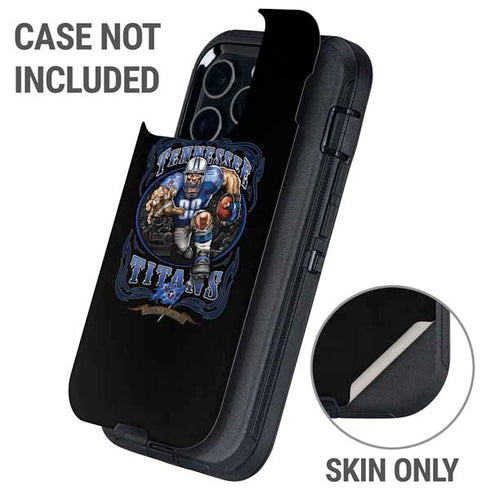 Liquid Blue NFL Tennessee Titans Running Back Otterbox Defender iPhone Skin