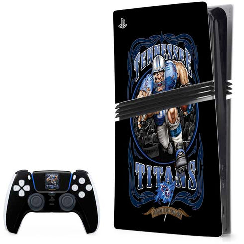 Liquid Blue NFL Tennessee Titans Running Back PlayStation PS5 Skins