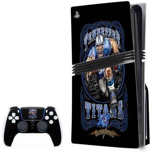 Liquid Blue NFL Tennessee Titans Running Back PlayStation PS5 Skins