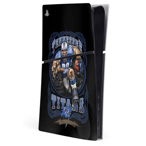 Liquid Blue NFL Tennessee Titans Running Back PS5 Slim Digital Edition Console Skin