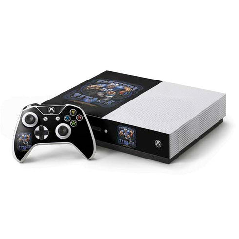 Liquid Blue NFL Tennessee Titans Running Back Xbox One S Console and Controller Bundle Skin