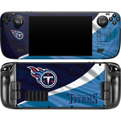 NFL Tennessee Titans Steam Deck Handheld Gaming Computer OLED Skin