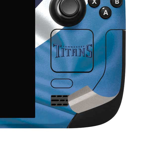 NFL Tennessee Titans Steam Deck Handheld Gaming Computer OLED Skin