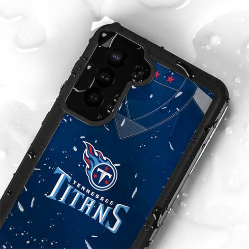 NFL Tennessee Titans Team Jersey Galaxy S24 Plus Waterproof Case