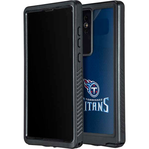 NFL Tennessee Titans Team Jersey Galaxy S24 Ultra Waterproof Case