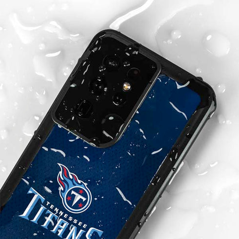 NFL Tennessee Titans Team Jersey Galaxy S24 Ultra Waterproof Case
