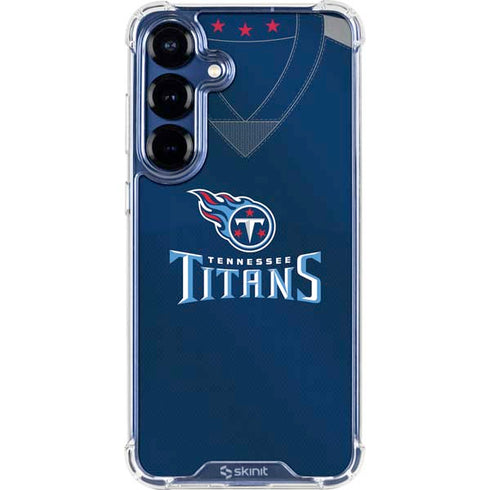 NFL Tennessee Titans Team Jersey Galaxy S25 Plus Clear Case