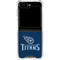 NFL Tennessee Titans Team Jersey Galaxy Z Flip6 Clear Case