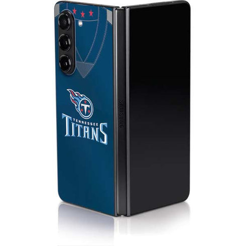 NFL Tennessee Titans Team Jersey Galaxy Z Fold5 5G Skin