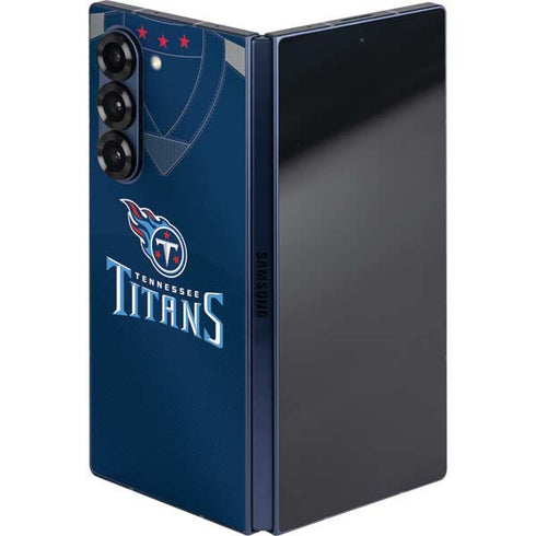 NFL Tennessee Titans Team Jersey Galaxy Z Fold6 Skin