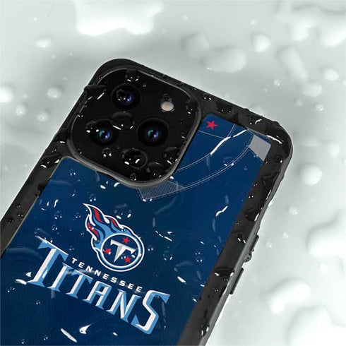 NFL Tennessee Titans Team Jersey iPhone 15 Pro Waterproof Case
