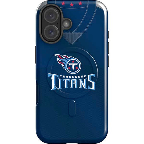 NFL Tennessee Titans Team Jersey iPhone 16 Plus Magsafe Impact Case