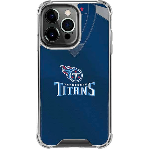 NFL Tennessee Titans Team Jersey iPhone 16 Pro Clear Case