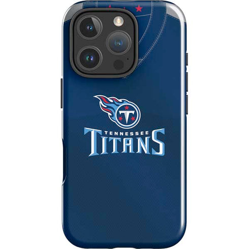 NFL Tennessee Titans Team Jersey iPhone 16 Pro Impact Case