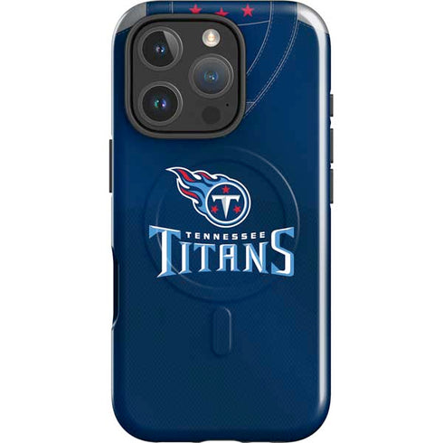 NFL Tennessee Titans Team Jersey iPhone 16 Pro Magsafe Impact Case