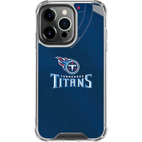NFL Tennessee Titans Team Jersey iPhone 16 Pro Max Clear Case