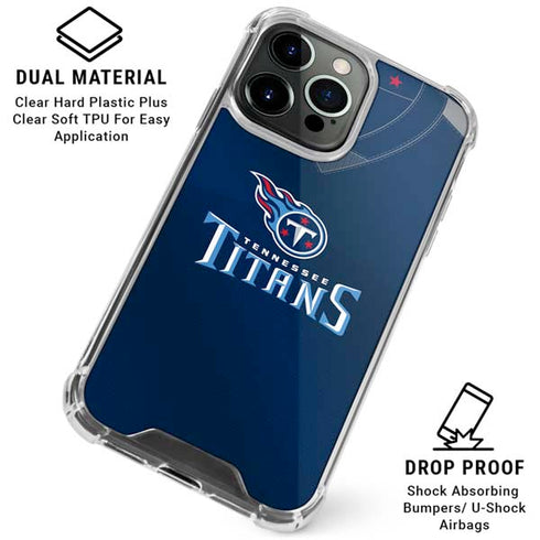 NFL Tennessee Titans Team Jersey iPhone 16 Pro Max Clear Case