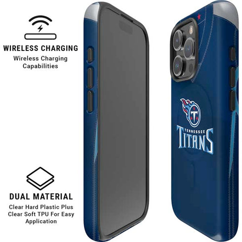 NFL Tennessee Titans Team Jersey iPhone 16 Pro Max Magsafe Impact Case