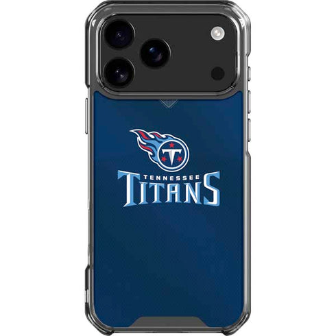 NFL Tennessee Titans Team Jersey iPhone 18 Pro Max Clear Case