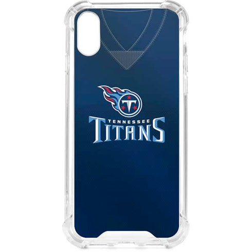 NFL Tennessee Titans Team Jersey iPhone XS Clear Case