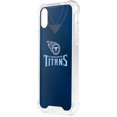 NFL Tennessee Titans Team Jersey iPhone XS Clear Case