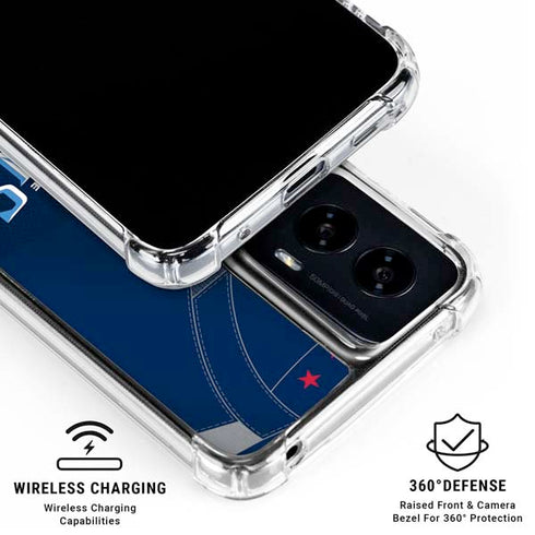 NFL Tennessee Titans Team Jersey Moto G Power 5G (2024) Clear Case