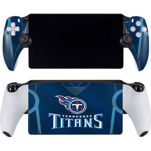 NFL Tennessee Titans Team Jersey PlayStation Portal Remote Player Skin