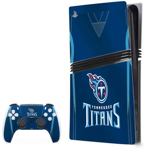 NFL Tennessee Titans Team Jersey PS5 Pro Bundle Skin