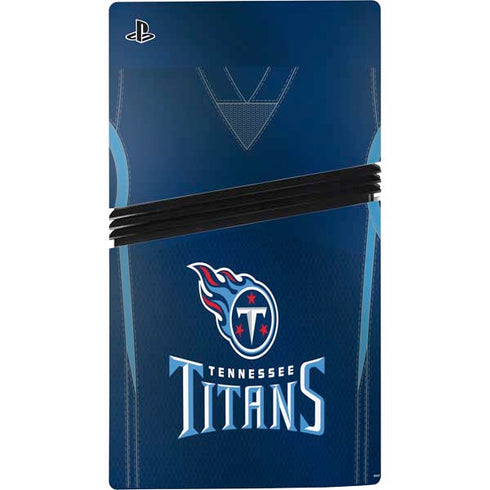 NFL Tennessee Titans Team Jersey PS5 Pro Console Skin