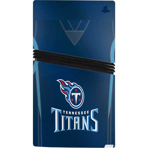 NFL Tennessee Titans Team Jersey PS5 Pro Console Skin