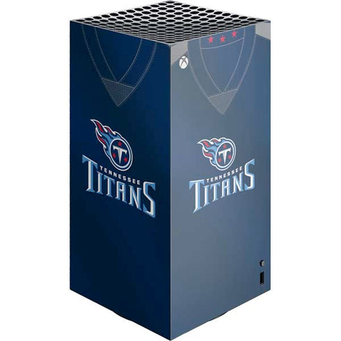 NFL Tennessee Titans Team Jersey XBox Series X Digital Edition Console Skin