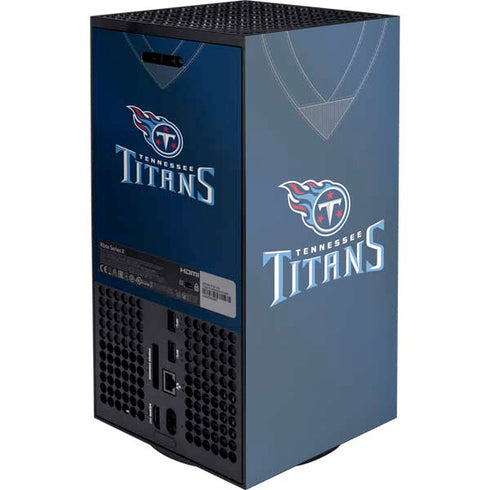 NFL Tennessee Titans Team Jersey XBox Series X Digital Edition Console Skin