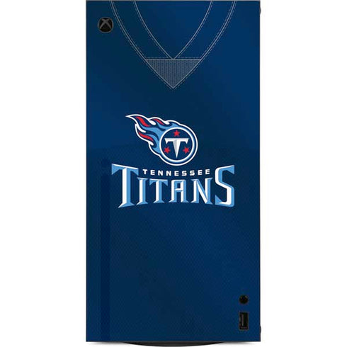 NFL Tennessee Titans Team Jersey XBox Series X Digital Edition Console Skin