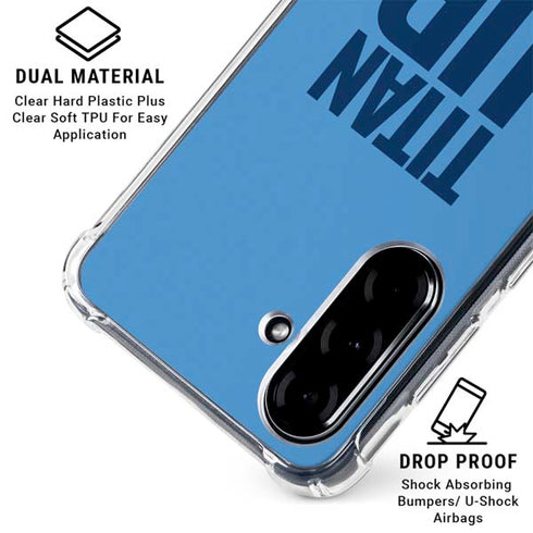 NFL Tennessee Titans Team Motto Galaxy A36 5G Clear Case