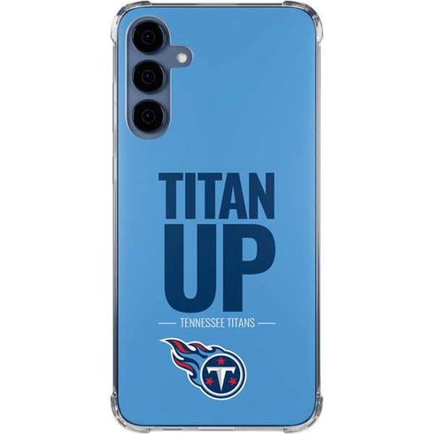 NFL Tennessee Titans Team Motto Galaxy A55 5G Clear Case