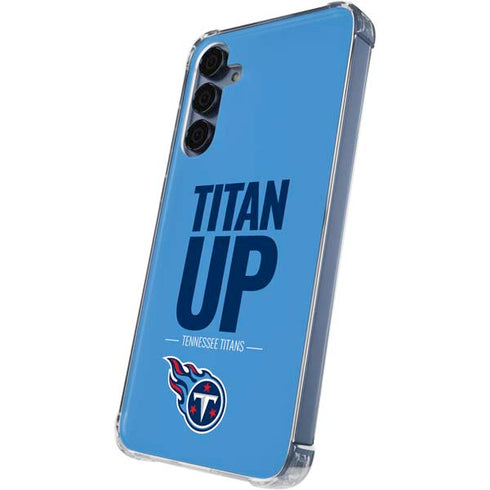NFL Tennessee Titans Team Motto Galaxy A55 5G Clear Case