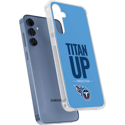 NFL Tennessee Titans Team Motto Galaxy A55 5G Clear Case