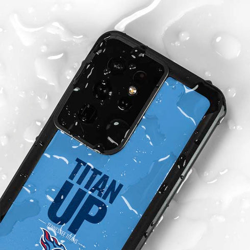 NFL Tennessee Titans Team Motto Galaxy S24 Ultra Waterproof Case