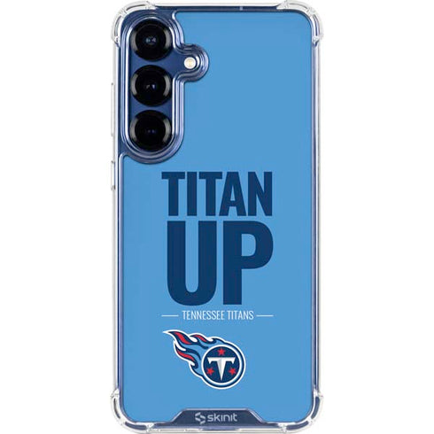 NFL Tennessee Titans Team Motto Galaxy S25 Plus Clear Case