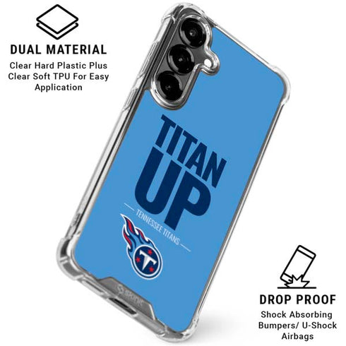 NFL Tennessee Titans Team Motto Galaxy S26 Plus Clear Case