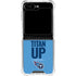 NFL Tennessee Titans Team Motto Galaxy Z Flip6 Clear Case