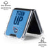 NFL Tennessee Titans Team Motto Galaxy Z Flip6 Clear Case