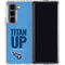 NFL Tennessee Titans Team Motto Galaxy Z Fold5 5G Clear Case