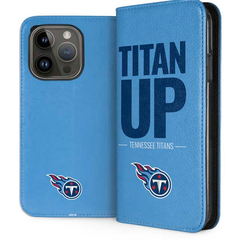 NFL Tennessee Titans Team Motto iPhone 15 Pro Folio Case