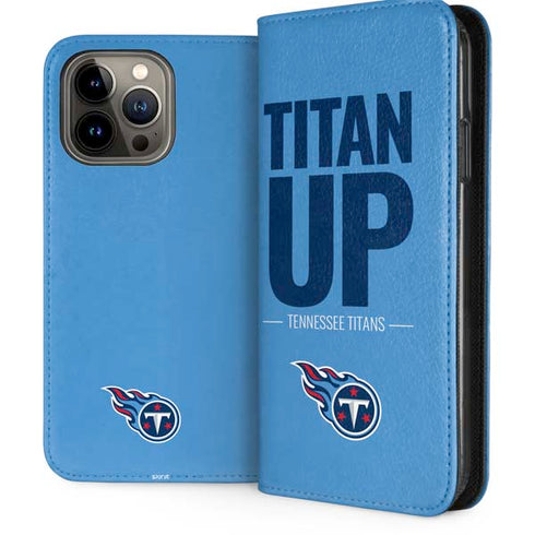 NFL Tennessee Titans Team Motto iPhone 15 Pro Max Folio Case