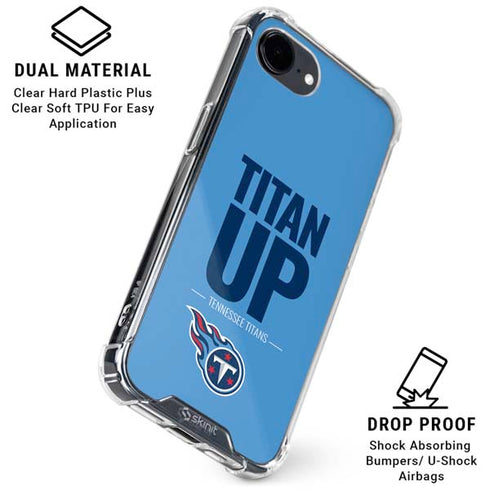 NFL Tennessee Titans Team Motto iPhone 16e Clear Case