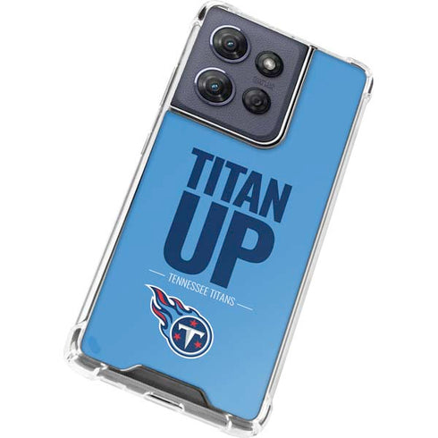 NFL Tennessee Titans Team Motto Moto G Power 5G (2025) Clear Case