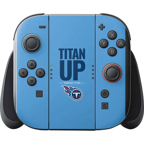 NFL Tennessee Titans Team Motto Nintendo Switch 2 (2025) with Joy-Con Skin