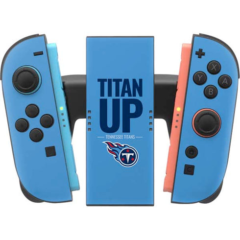 NFL Tennessee Titans Team Motto Nintendo Switch 2 (2025) Joy-Con Controller Skin
