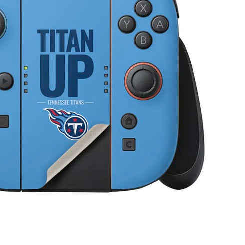 NFL Tennessee Titans Team Motto Nintendo Switch 2 (2025) Joy-Con Controller Skin